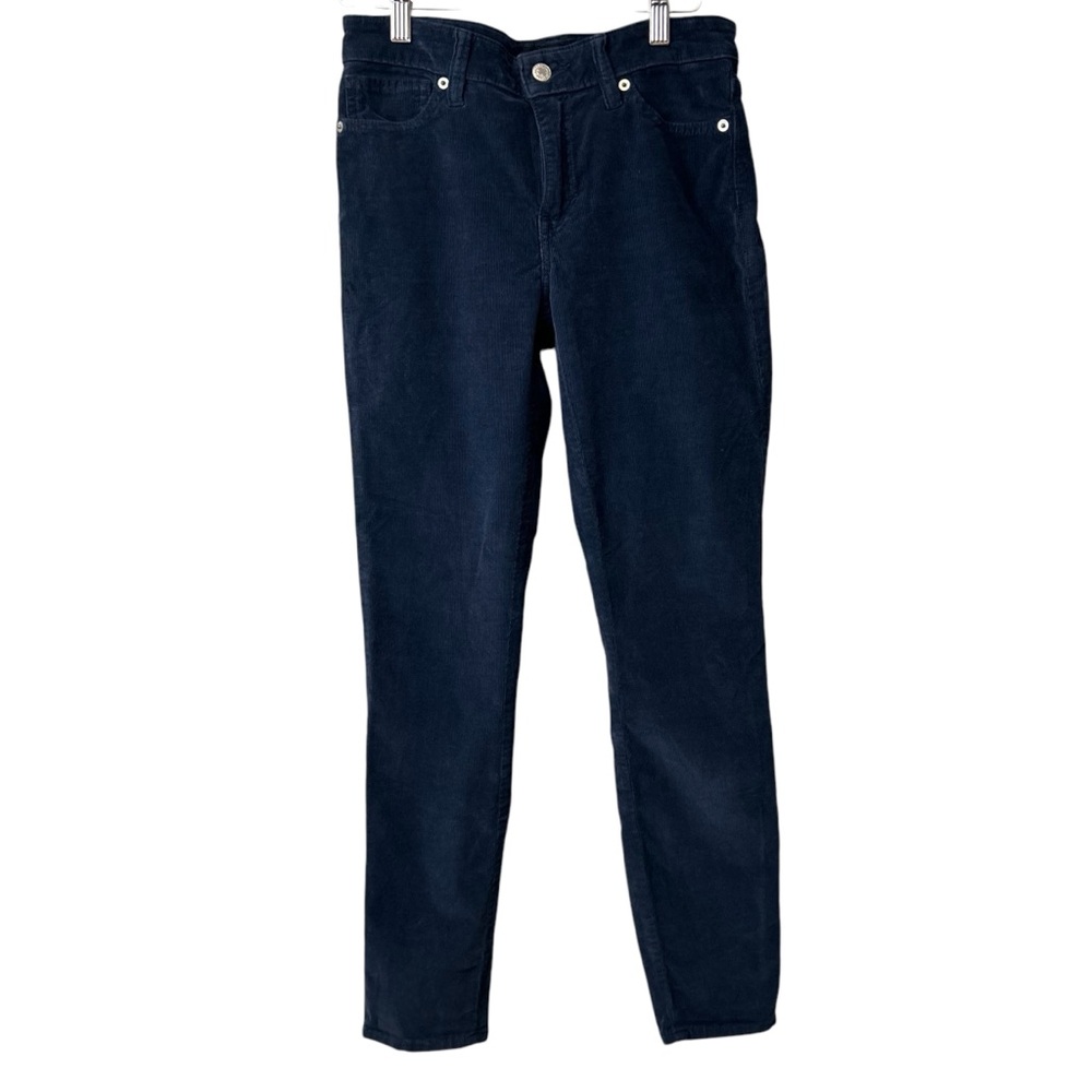Lucky Brand Ava Skinny Cords Navy Size 2